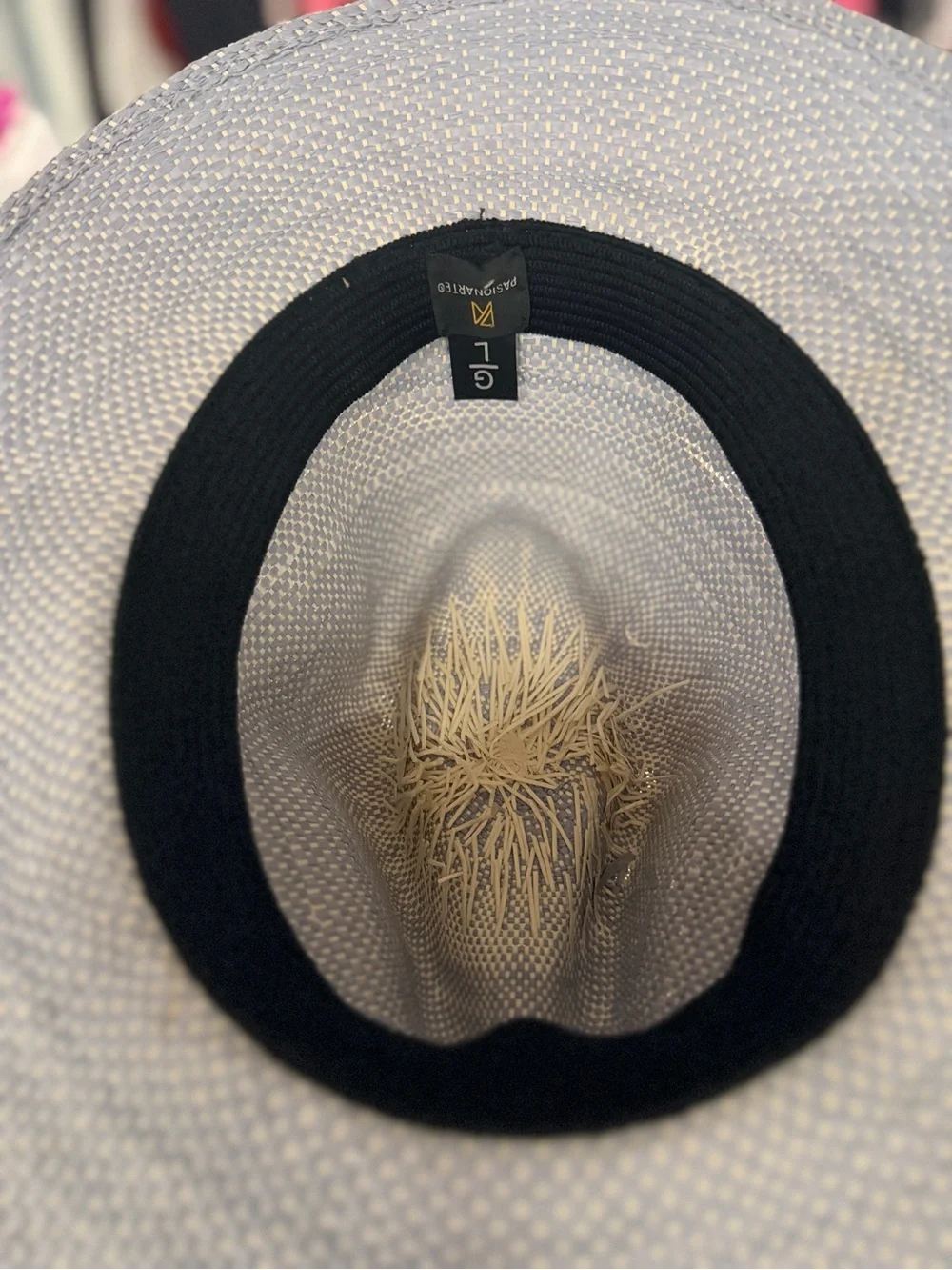 Panama Jack Light Gray Fedora with Black Inner Band